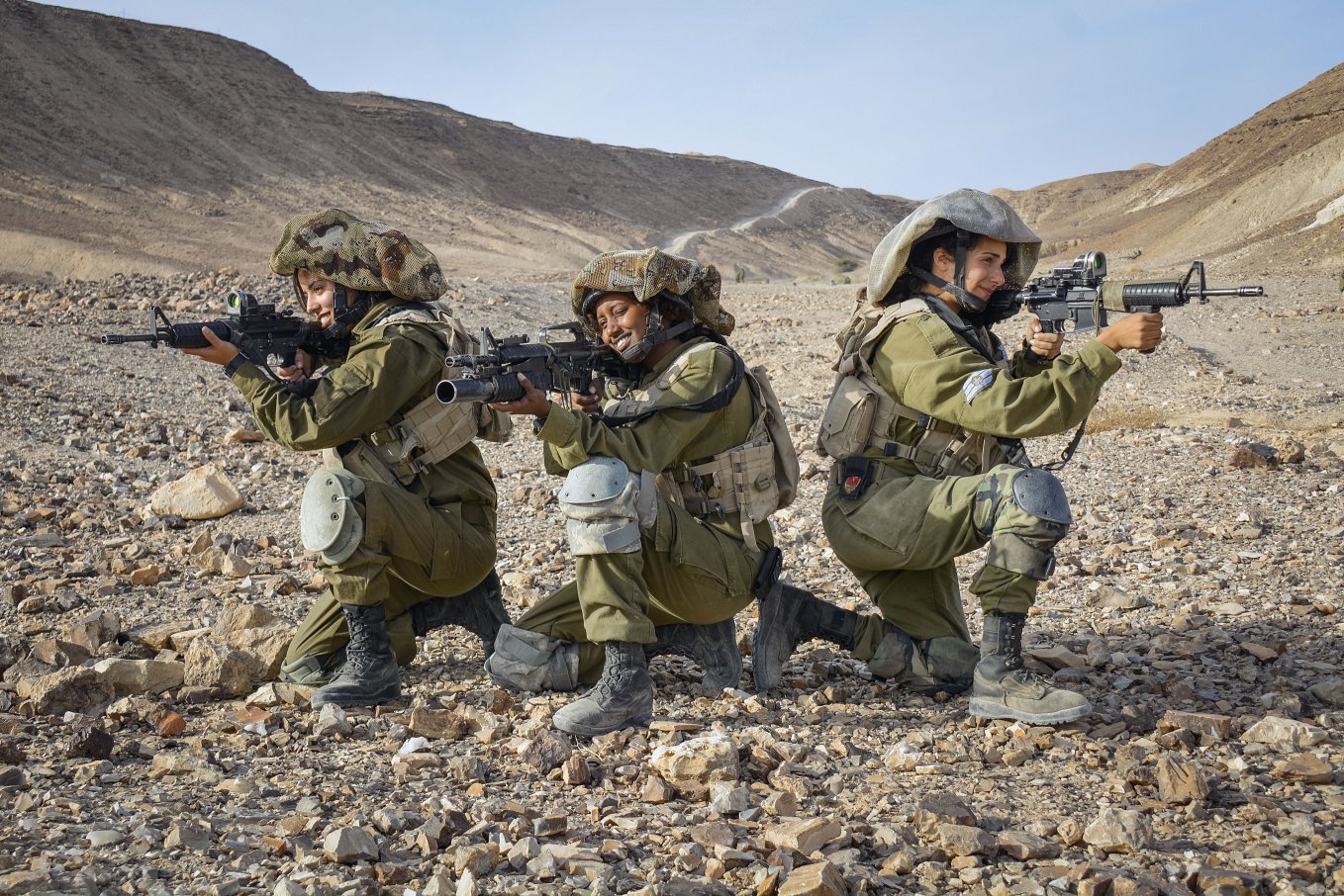 Combat Intelligence Gathering Corps personnel pose for a photograph. (IDF)